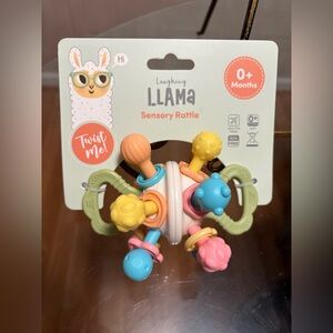Llama  Multicolor Teething for Babies 0-+Months, BPA Free Sensory Chew Rattles